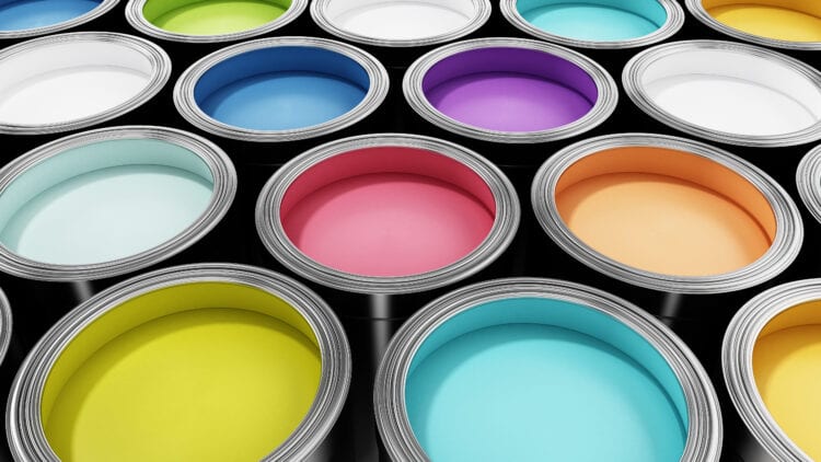 Different Kinds of Paint in Cans